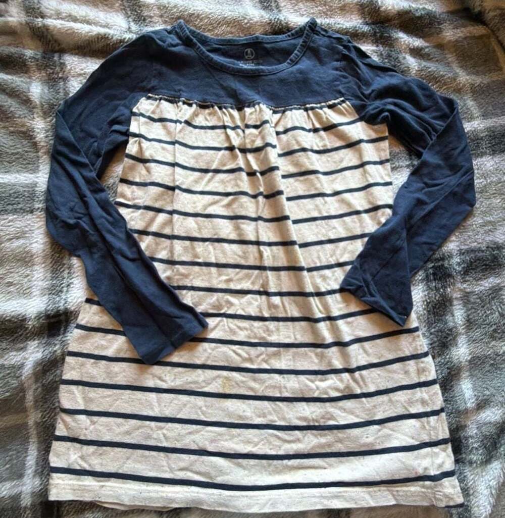 Lands' End Kids Striped Dress